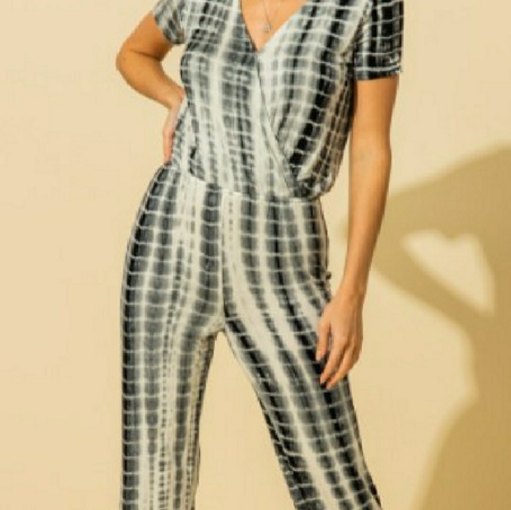 🥳 NEW! Tie Dye Short Sleeve Jumpsuit